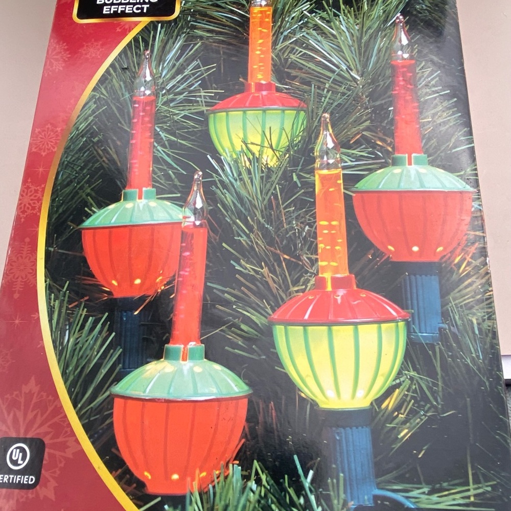 Vintage Christmas Bubble Lights